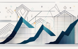 Eine Person analysiert Diagramme und Statistiken auf einem leuchtenden Bildschirm.