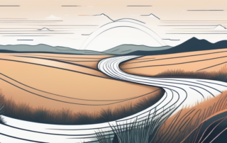 Eine Person reicht selbstbewusst ein Kündigungsschreiben über den Tisch.