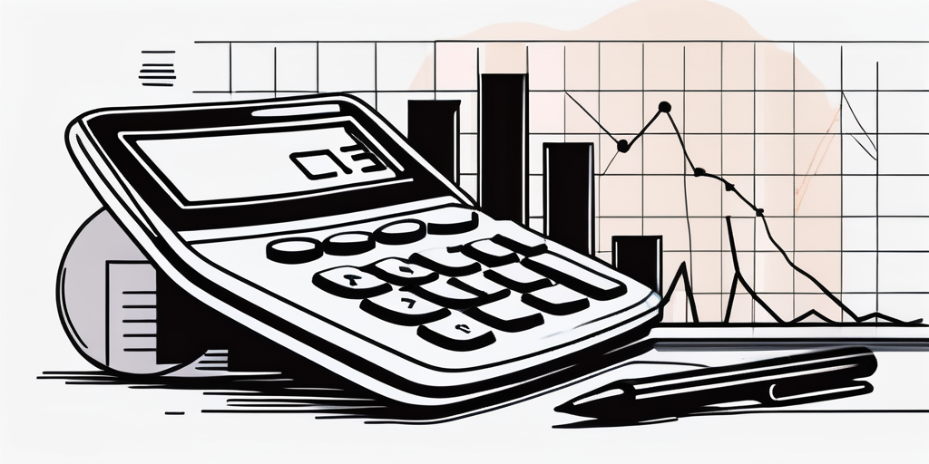 Finanzbuchhalter analysiert Diagramme auf Laptop mit ernstem Gesichtsausdruck.
