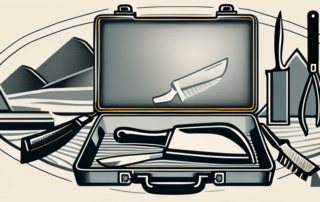 Fleischermeister präsentiert stolz frische Wurstwaren in einer Metzgerei.