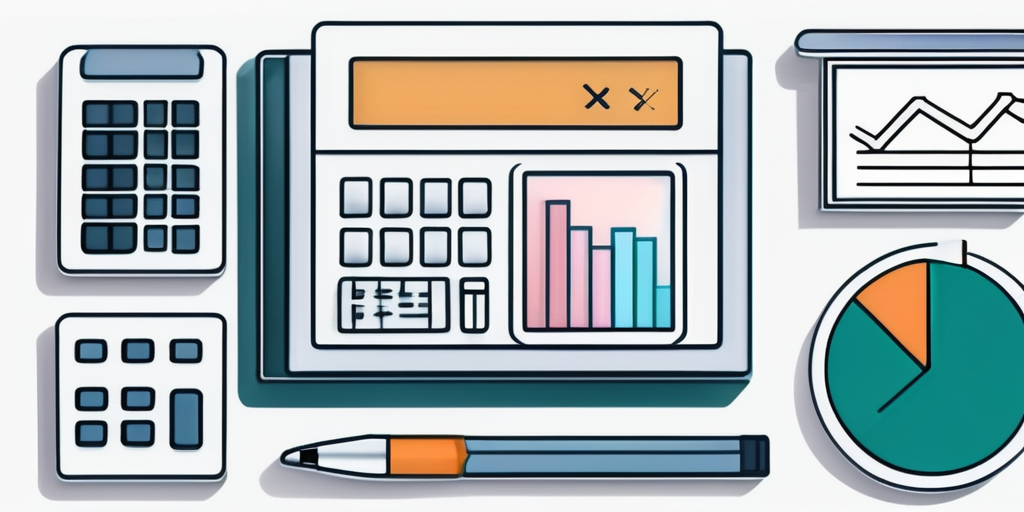 Frau analysiert Diagramme und Finanzberichte am modernen Arbeitsplatz.
