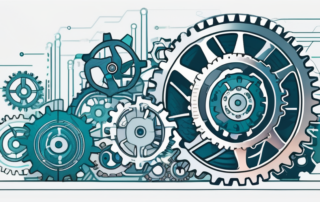 Frau präsentiert Gehaltsscheck neben Mechatroniker-Werkzeugen auf Arbeitstisch.