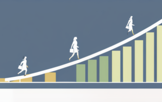 Frau zeigt ungleiche Gehaltsschecks vor deutscher Flagge im Hintergrund.