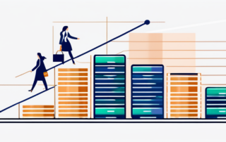 Frauen, die Geld zählen, umgeben von Einkaufstüten und Kassenbon.