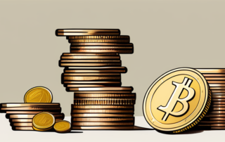 Geschäftsführer an Schreibtisch mit Gehaltsübersicht und Laptop.