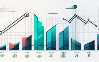 Geschäftsführer schaut auf Diagramme, die Gehaltsdaten darstellen.