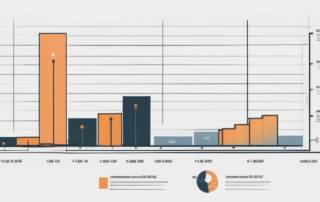 Geschäftsführerin betrachtet Diagramm zur Gehaltsentwicklung auf einem digitalen Tablet.