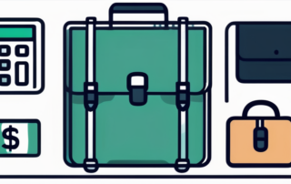Geschäftsmann präsentiert Diagramm mit steigenden Gehaltszahlen auf digitalem Bildschirm.