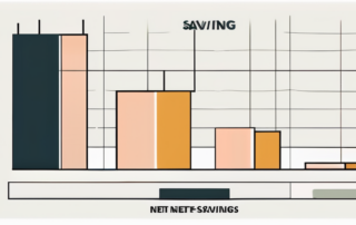 Grafik-Übersicht: Jahresgehalt in Nettoeinkommen umgerechnet, Steuerabzüge hervorgehoben.