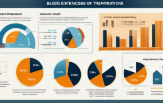 Grafik der Lebenshaltungskosten mit aufsteigenden Balkendiagrammen und Geldsymbolen.