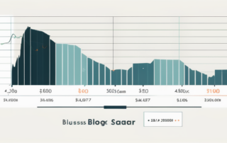 Grafik: Gehaltsspanne von Betriebswirten mit Analyse-Pfeilen.