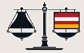 Grafik: Gehaltssvergleich zwischen Österreich und Deutschland, Balkendiagramm.