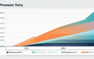 Grafik: Gehaltsvergleich Einstieg und 10 Jahre Berufserfahrung, Bürokauffrau.