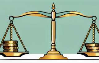 Grafik: Gehaltsvergleich zwischen Mann und Frau am Arbeitsplatz.