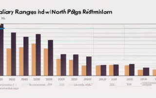 Grafik: Gehaltsverteilung unter Recruitern in Nordrhein-Westfalen.