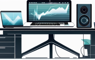 Grafik mit Berufsicons und Geldsymbolen auf ansteigender Gehaltsskala.