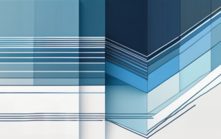 Grafik mit Einkommensverteilung über Deutschlandkarte, Gehaltsscheine im Hintergrund.