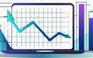 Grafik mit Gehaltsbereichen, Diagramm und Marketing-Symbolen.