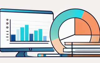 Grafik mit Gehaltsbereichen, Icon von Person mit Geldscheinen und Diagramm.