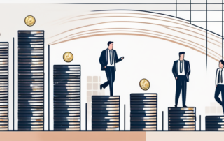 Grafik mit Gehaltsbereichen und Berufsbezeichnung „Einkäufer“ im Fokus
