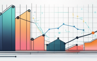 Grafik mit Gehaltsdaten von Fachinformatikern, Diagramm aufsteigender Trend.