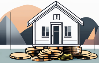 Grafik mit Gehaltsspanne und Architektur-Skizzen im Hintergrund.