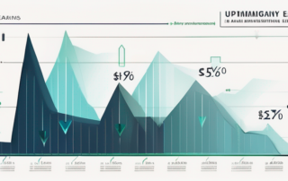 Grafik mit Gehaltsstatistiken und silhouetten von Personen im Anzug.