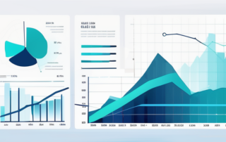 Grafik mit Gehaltsverteilung im Vertriebsinnendienst, Personen bei Gehaltsverhandlung.