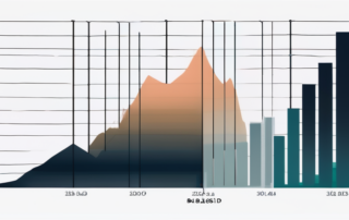 Grafik mit Gehaltszahlen neben Silhouetten von Wirtschaftsingenieuren mit Diagrammen.
