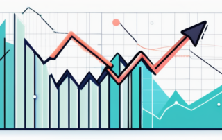 Grafik mit steigenden Pfeilen und Geldbündeln, symbolisiert Gehaltszuwachs.