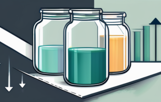 Grafik mit steigender Gehaltskurve und Fragezeichen.