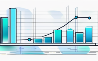 Grafik mit steigender Gehaltskurve und Lupe auf dem Wort "Controlling".
