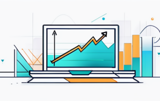 Grafik mit steigender Gehaltskurve und Schaubild mit erfolgreichen Strategiepunkten