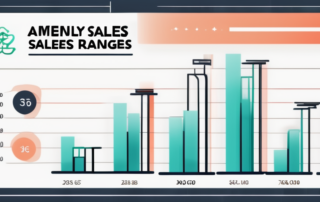 Grafik zeigt durchschnittliche Gehaltsspannen in verschiedenen Vertriebspositionen.