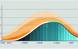Grafik zeigt Einkommenswachstum in verschiedenen Altersgruppen auf einer Kurve.