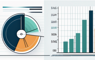 Grafik zeigt Gehaltsbereich von Industriebetriebswirten auf einer Skala.