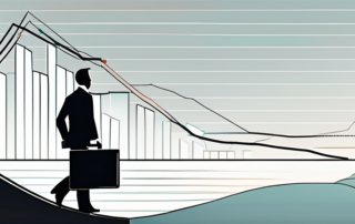 Grafik zeigt Gehaltsbereich von Vertriebsmitarbeitern mit steigender Tendenz.