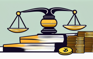 Grafik zeigt Gehaltsbereiche verschiedener juristischer Berufe neben einem Richterhammer.