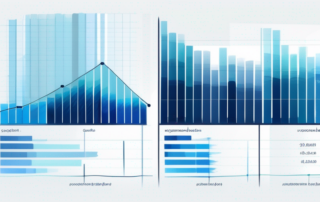 Grafik zeigt Gehaltsspannen von Entwicklern auf einem Computerbildschirm.