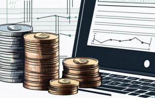 Grafik zeigt Gehaltsspannen von Programmierern auf einem Computerbildschirm.