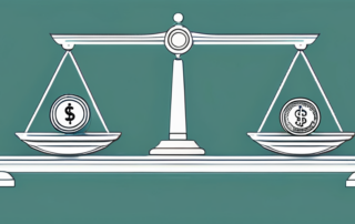 Grafik zeigt Lohnunterschied zwischen männlichen und weiblichen Symbolen auf Waage.