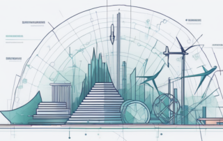 Grafikdesigner betrachtet Gehaltsabrechnung auf seinem modernen Arbeitsplatz.