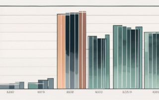 Graphik Einkommensvergleich Akademiker vs. Nicht-Akademiker über 10 Jahre.