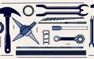 Handwerker bei der Arbeit, Geldscheine im Hintergrund fliegend.