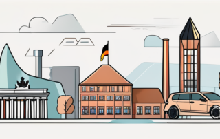 Infografik der deutschen Städte mit Lebenshaltungskosten-Index 2023.