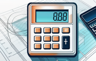 Ingenieur hält Gehaltscheck neben einer grafischen Einkommenssteigerung.