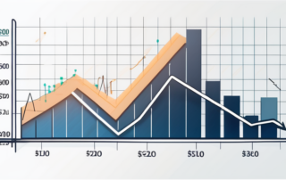 Junge Fachkraft hält Gehaltsscheck vor Industrielandschaft im Hintergrund.