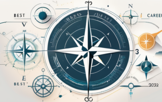 Junge Leute, die in verschiedenen Berufen glücklich arbeiten.