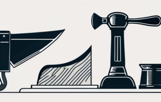 Junge Metzgerin lächelt, hält frisch verpacktes Fleisch in der Hand.