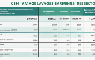 Kassierer zählt Geld neben einer offenen Kasse.